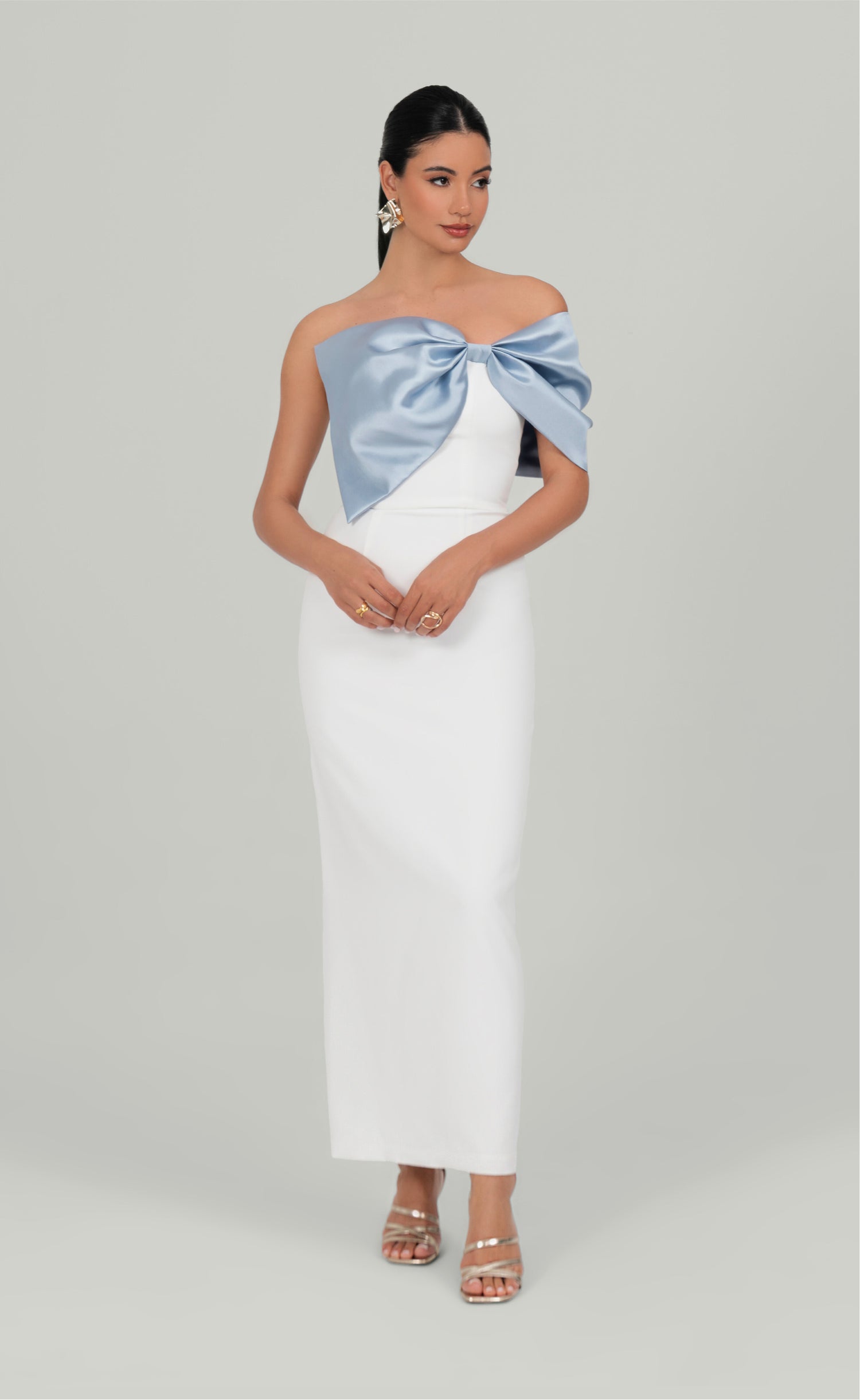 White & Blue