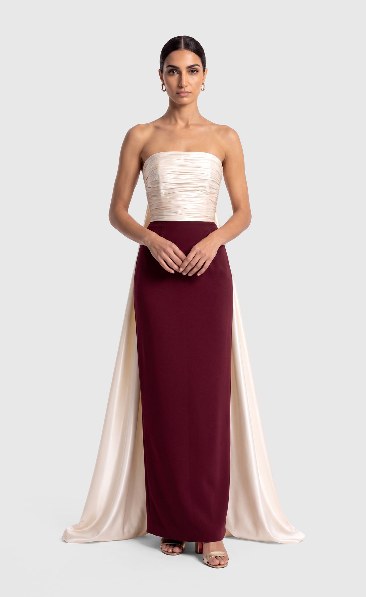 White & Maroon