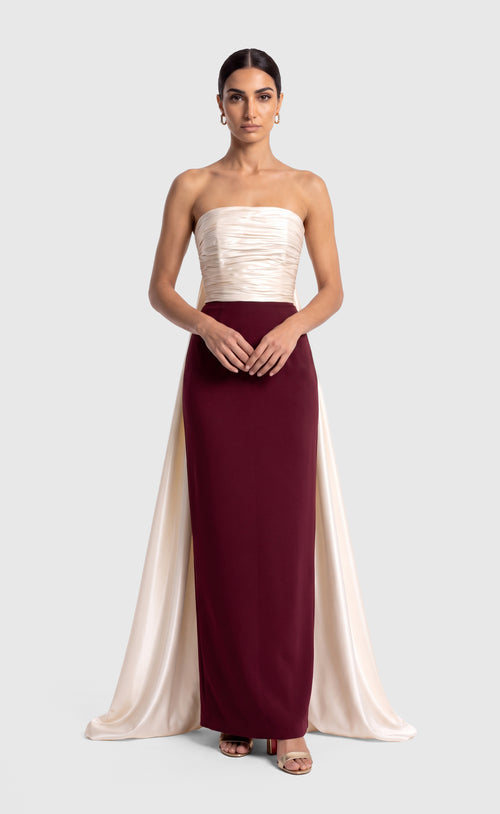 White & Maroon