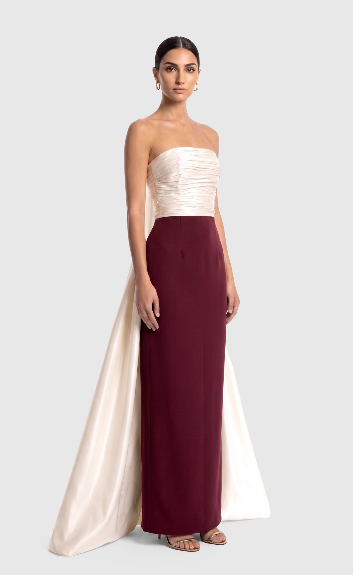 White & Maroon