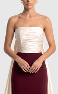 White & Maroon